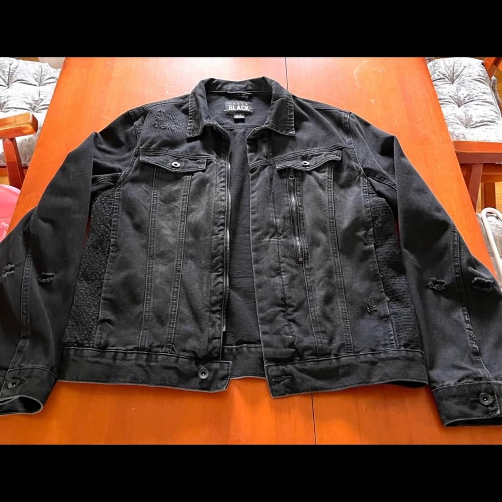 Urban Outfitters Black Lightweight Shirt Jacket